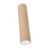 Maxbell Portable Mailing Tubes with Caps Tube Parcel for Document Packaging Shipping 80cm