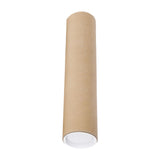 Maxbell Portable Mailing Tubes with Caps Tube Parcel for Document Packaging Shipping 80cm