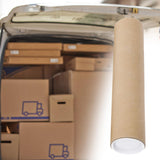 Maxbell Portable Mailing Tubes with Caps Tube Parcel for Document Packaging Shipping 80cm