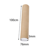 Maxbell Portable Mailing Tubes with Caps Tube Parcel for Document Packaging Shipping 100cm