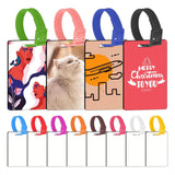 Maxbell 12x Sublimation Blank Luggage Tags DIY Label ID Card Bag Double Sided White