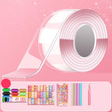 Maxbell Bubble Balloons Blowing Non Marking Tape with Straws Sticky for DIY Crafting 45pcs