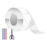 Maxbell Bubble Balloons Blowing Non Marking Tape with Straws Sticky for DIY Crafting 12pcs