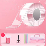Maxbell Bubble Balloons Blowing Non Marking Tape with Straws Sticky for DIY Crafting 14pcs