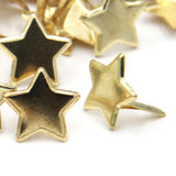 Maxbell 50Pcs Metal Mini Brads Stamping Paper Fasteners Brads for Scrapbook Office