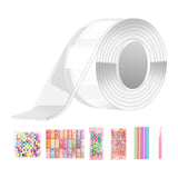 Maxbell Blow Bubbles Double Sided Tape Traceless Sticky Tape Sensory Toy DIY Crafts Tape with 34PCS