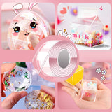Maxbell Blow Bubbles Double Sided Tape Traceless Sticky Tape Sensory Toy DIY Crafts Tape w Box and 36PCS