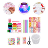 Maxbell Blow Bubbles Double Sided Tape Traceless Sticky Tape Sensory Toy DIY Crafts 49pcs without Tape