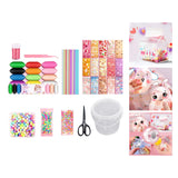 Maxbell Blow Bubbles Double Sided Tape Traceless Sticky Tape Sensory Toy DIY Crafts 49pcs without Tape