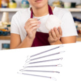 Maxbell Polymer Clay Sculpting Tools Set Bulk Professional Pottery Ribbon Sculpting 6Pcs