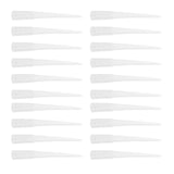 Maxbell 100 Pieces Flower Picks Flower Holder Tube Clear Fixed Spikes for DIY Craft L
