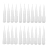 Maxbell 100 Pieces Flower Picks Flower Holder Tube Clear Fixed Spikes for DIY Craft L