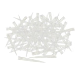 Maxbell 100 Pieces Flower Picks Flower Holder Tube Clear Fixed Spikes for DIY Craft L
