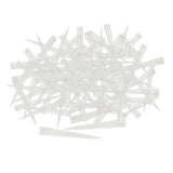 Maxbell 100 Pieces Flower Picks Flower Holder Tube Clear Fixed Spikes for DIY Craft L