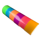 Maxbell 6x Colorful Sticky Ball Rolling Tapes Luminous 2.36" Wide DIY Making Ball