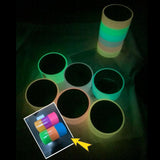 Maxbell 6x Colorful Sticky Ball Rolling Tapes Luminous 2.36" Wide DIY Making Ball
