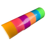 Maxbell 6x Colorful Sticky Ball Rolling Tapes Luminous 2.36" Wide DIY Making Ball