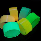 Maxbell 6x Colorful Sticky Ball Rolling Tapes Luminous 2.36" Wide DIY Making Ball