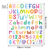Maxbell Colorful Vinyl Letter Stickers for Address Number Water Bottles Scrapbooks Style C