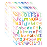 Maxbell Colorful Vinyl Letter Stickers for Address Number Water Bottles Scrapbooks Style C