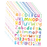Maxbell Colorful Vinyl Letter Stickers for Address Number Water Bottles Scrapbooks Style C