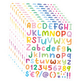 Maxbell Colorful Vinyl Letter Stickers for Address Number Water Bottles Scrapbooks Style C