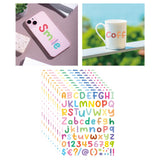 Maxbell Colorful Vinyl Letter Stickers for Address Number Water Bottles Scrapbooks Style C