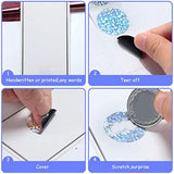 Maxbell Round Scratch Stickers Decoration Seal Labels Stickers for Card Birthday