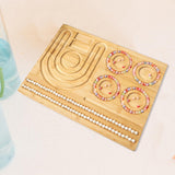 Maxbell Jewelry Design Board Jewelry Tray Organizer DIY for Bracelet Storage Gift Large