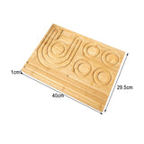 Maxbell Jewelry Design Board Jewelry Tray Organizer DIY for Bracelet Storage Gift Large