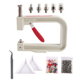 Maxbell Pearl Handmade Setting Machine 4/5/6/8/10mm DIY Craft for Bags Leather Craft Multicolor