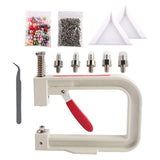 Maxbell Pearl Handmade Setting Machine 4/5/6/8/10mm DIY Craft for Bags Leather Craft Multicolor