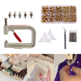 Maxbell Pearl Handmade Setting Machine Handmade DIY Craft Accessories for Cap Punch Aureate