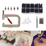 Maxbell Pearl Handmade Setting Machine Handmade DIY Craft Accessories for Cap Punch Black