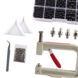 Maxbell Pearl Handmade Setting Machine Handmade DIY Craft Accessories for Cap Punch Black