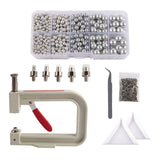 Maxbell Pearl Handmade Setting Machine Handmade DIY Craft Accessories for Cap Punch Gray