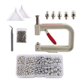 Maxbell Pearl Handmade Setting Machine Handmade DIY Craft Accessories for Cap Punch Gray