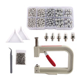Maxbell Pearl Handmade Setting Machine Handmade DIY Craft Accessories for Cap Punch Gray