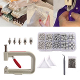 Maxbell Pearl Handmade Setting Machine Handmade DIY Craft Accessories for Cap Punch Gray