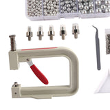 Maxbell Pearl Handmade Setting Machine Handmade DIY Craft Accessories for Cap Punch Gray