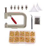 Maxbell Pearl Handmade Setting Machine Handmade DIY Craft Accessories for Cap Punch Yellow