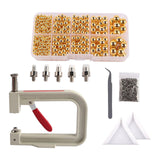 Maxbell Pearl Handmade Setting Machine Handmade DIY Craft Accessories for Cap Punch Yellow