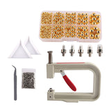 Maxbell Pearl Handmade Setting Machine Handmade DIY Craft Accessories for Cap Punch Yellow