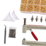 Maxbell Pearl Handmade Setting Machine Handmade DIY Craft Accessories for Cap Punch Yellow