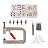 Maxbell Pearl Handmade Setting Machine Handmade DIY Craft Accessories for Cap Punch Argent