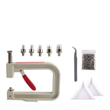 Maxbell Pearl Handmade Setting Machine Handmade DIY Craft Accessories for Cap Punch Black Red