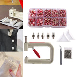 Maxbell Pearl Handmade Setting Machine Handmade DIY Craft Accessories for Cap Punch Black Red
