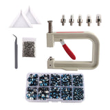 Maxbell Pearl Handmade Setting Machine Handmade DIY Craft Accessories for Cap Punch Blue Black