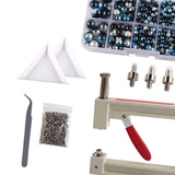 Maxbell Pearl Handmade Setting Machine Handmade DIY Craft Accessories for Cap Punch Blue Black