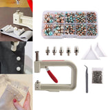 Maxbell Pearl Handmade Setting Machine Handmade DIY Craft Accessories for Cap Punch Blue Orange